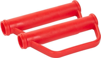 pro-bau-tec Sicherheitsgriffe für Sackkarre mit Handschutzbügel Rot 2 Stück (10114)