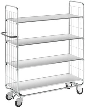 Kongamek Kongamek Bordwagen verzinkt mit 4 laminierten Böden 1200x425mm und Bremse (KM8000-4XLB)