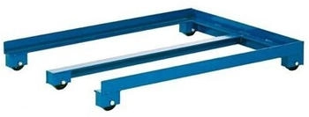 Kongamek Kongamek Palettenwagen in blau 150mm hoch 1000kg Tragkraft für EUR-Paletten 1200x800mm (KM223)