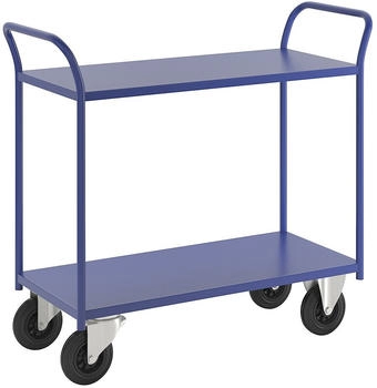 Kongamek Kongamek voll verschweisst in blau mit 2 Böden 940x440mm Ladefläche ohne Bremse (KM4126-B)