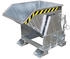 EUROKRAFT Kippbehälter L1455xB850xH1070mm verz.Inh.0,5 m³ f.schwe.Materialien BAUER (4410-02-0000-7)