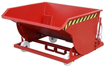 EUROKRAFT Bauer Südlohn Spänebehälter SKM 75 lackiert Feuerrot (4432-03-0000-2)