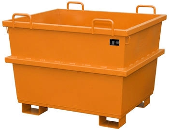 EUROKRAFT Bauer Südlohn Universalcontainer UC 750 lackiert Gelborange (4472-08-0000-1)