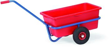 Fetra Handwagen mit Kunststoffmulde und Vollgummir&auml;dern (4101V)