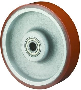 BS Rollen Polyurethanrad 200 mm Tragf&auml;higkeit 1000 kg Aluminium/Guss (C10.201)