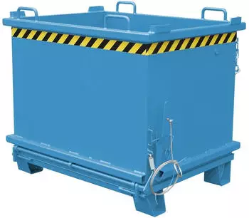 EUROKRAFT Klappbodenbehälter 1,0 m³ L1035xB1310xH1160mm lack.lichtblau (4417-15-0000-3)