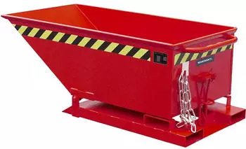 EUROKRAFT Bauer S&uuml;dlohn Kippmulde KN 250 lackiert Feuerrot (4541-06-0000-2)