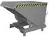 EUROKRAFT Schwerlast-Kippbehälter L1310xB1105xH970mm mausgrau Inh.0,6 m³ autom.Entr.BAUER (4498-21-0000-5)