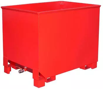 EUROKRAFT Sp&auml;nekasten CS 80 lackiert Feuerrot (4511-04-2500-2)