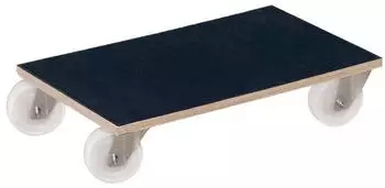 VARIOfit M&ouml;belhund mit Kunststofflenkrollen 600x300mm, Traglast 500kg