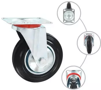 vidaXL Lenkrollen 160mm, 12er-Set
