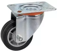 D&Ouml;RNER + HELMER Lenkrolle TPE PP-Felge - 50 kg