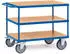 Fetra mtpic2421 F 500 Regal Wagen mit Tablett rechteckig 3 270 mm 585 mm 900 mm 1000 mm x 600 mm Plattform 200 mm Rollen Durchmesser