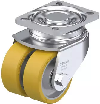 kaiserkraft Blickle 754585 LHD-ALTH 80K Doppel- Rad-Durchmesser: 80mm Tragfähigkeit (max.): 360kg 1St.