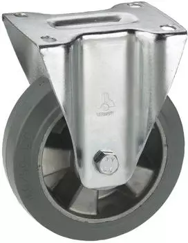 Stabilit Bockrolle (Durchmesser Rollen: 160 mm Traglast: 300 kg Material Reifen: Elastic-Vollgummi Mit Platte Kugellager) (713160)