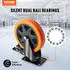 VEVOR Möbelrollen 4er-Set PVC Ø152,4mm 1270kg 360° mit A/B-Bremsen (CC-PBJL-6)
