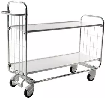 Kongamek Etagenwagen 2 B&ouml;den verzinkt 1195x470x1120mm 250kg (KM8000-2L)