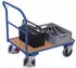 VARIOfit Schiebebügelwagen 1000x700mm 400kg Traglast Enzianblau RAL 5016 (sw-700.103)