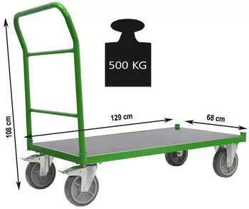Trutzholm Plattformwagen Profi XL 500kg 119x59cm (41776)