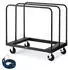 VEVOR Plattenwagen 816kg 360° Lenkrollen mit Zurrgurt (TT01)