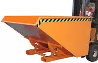 Kippbeh&auml;lter L1720xB1070xH1095mm gelborange Inh.1,2 m3 BAUER