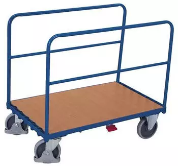 VARIOfit Seitenb&uuml;gelwagen 2 Rohrb&uuml;gel 1275x740mm 500kg Enzianblau RAL 5016 (sw-800.205)