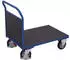 VARIOfit Stirnwandwagen Siebdruckplatte 1000kg 1625x800mm Enzianblau (sw-800.183)