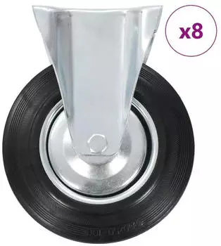 vidaXL Bockrollen 200mm, 8 Stk. (277996)