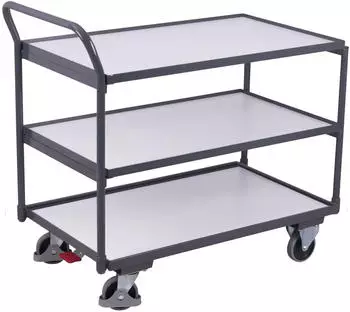 VARIOfit ESD Tischwagen 3 Ladefl&auml;chen 985x590mm (sw-600.657)