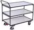 VARIOfit ESD Tischwagen 3 Ladeflächen 985x590mm (sw-600.657)