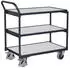 VARIOfit ESD Tischwagen 3 Ladeflächen 985x590mm (sw-600.657)