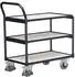 VARIOfit ESD Tischwagen 3 Ladeflächen 985x590mm (sw-600.657)