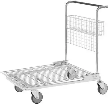 Kongamek CC-Wagen stapelbar mit Maschenboden und Korb, 200kg, 1170x700x980mm (KM113230)