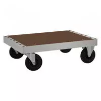 Kongamek Plattformwagen verzinkt 300mm hoch mit Ladefl&auml;che 1140x800mm aus MDF mit