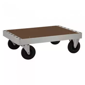 Kongamek Plattformwagen verzinkt MDF-Ladefl&auml;che 1140x800mm 300mm mit Bremse (KM130-3B)