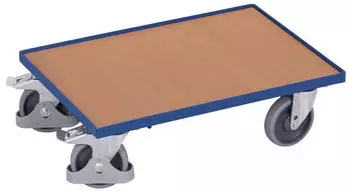 VARIOfit Variofit Euro-System-Roller mit Boden, Traglast 250kg, RAL 5010