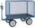 Fetra Handpritschenwagen mit Zugöse 1600x900mm Vollgummi 1000kg (6445VZ)