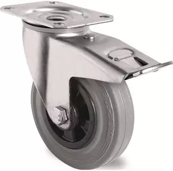 Tecwerk Lenkrolle mit Totalfeststeller &Oslash;200mm 205kg Rollenlager (2000276098)