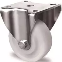 Tecwerk Schwerlast-bockrolle D.100mm Trgf.500kg Ku.platte L100xb88mm Farbe Rl.wei&szlig;