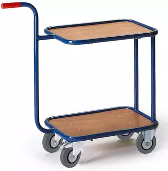 Rollcart Etagenwagen 2 Ladefl&auml;chen 600x500mm, blau (04-8101)