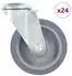 vidaXL Lenkrollen mit Bolzenloch 100mm, 24 Stk. (277864)