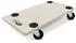 Relaxdays Transportroller aus Holz, 4er-Set, bis 200kg