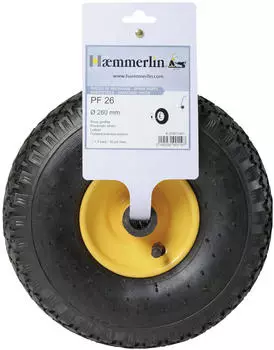 Haemmerlin PF 26 Ersatzrad f&uuml;r Sackkarren, aufblasbar &oslash;260mm (309011901)