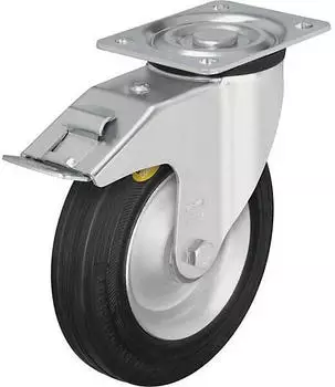 kaiserkraft Blickle 9589 L-RD 125R-FI mit Feststeller Rad-Durchmesser: 125mm Tragfähigkeit (max.): 120kg 1St.