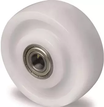Tecwerk Ersatzrad &Oslash;125mm 700kg Polyamid wei&szlig; Achs-&Oslash;10mm Nabenl&auml;nge 45/47mm (2000276092)