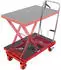 VEVOR Scherenhubtisch hydraulisch 230kg Tragfähigkeit 220-720mm Hubbereich 700x450mm Plattform Rot