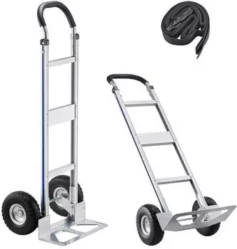 VEVOR Sackkarre Aluminiumlegierung 227kg Tragkraft mit Zurrgurt (2125)