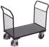 VARIOfit Doppel-Stirnwandwagen mit Drahtgitter 1200x800mm Anthrazitgrau RAL 7016 (sw-800.201/AG)