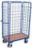 VARIOfit Paket-Vierwandwagen hoch 1000x600mm 500kg Enzianblau (sw-600.405)