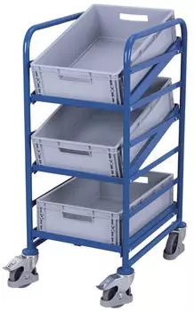 VARIOfit Eurokastenwagen 3 Etagen 410x610mm 200kg (sw-610.102)
